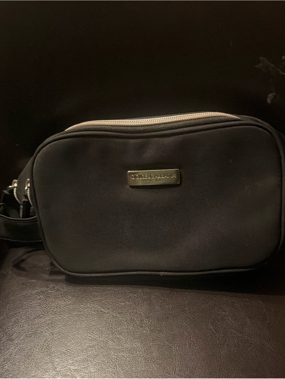 Dolce & Gabbana Black Travel Crossbody Bag